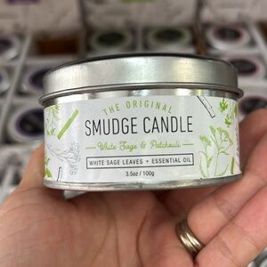 White Sage & Patchouli Smudge Candle